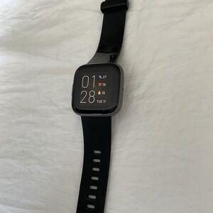 Versa FitBit 2 Black Smartwatch with Sleek Design